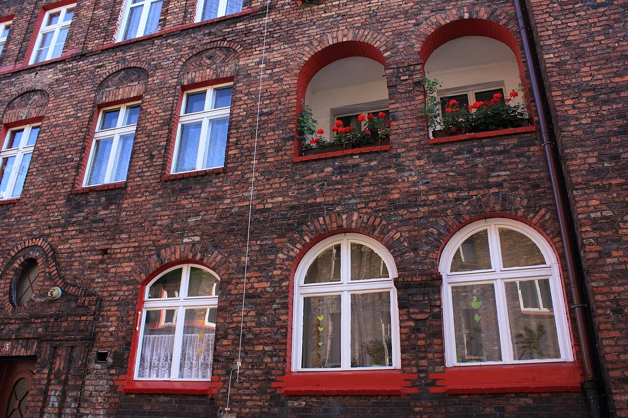 Kamienice w dzielnicy Nikiszowiec w Katowicach